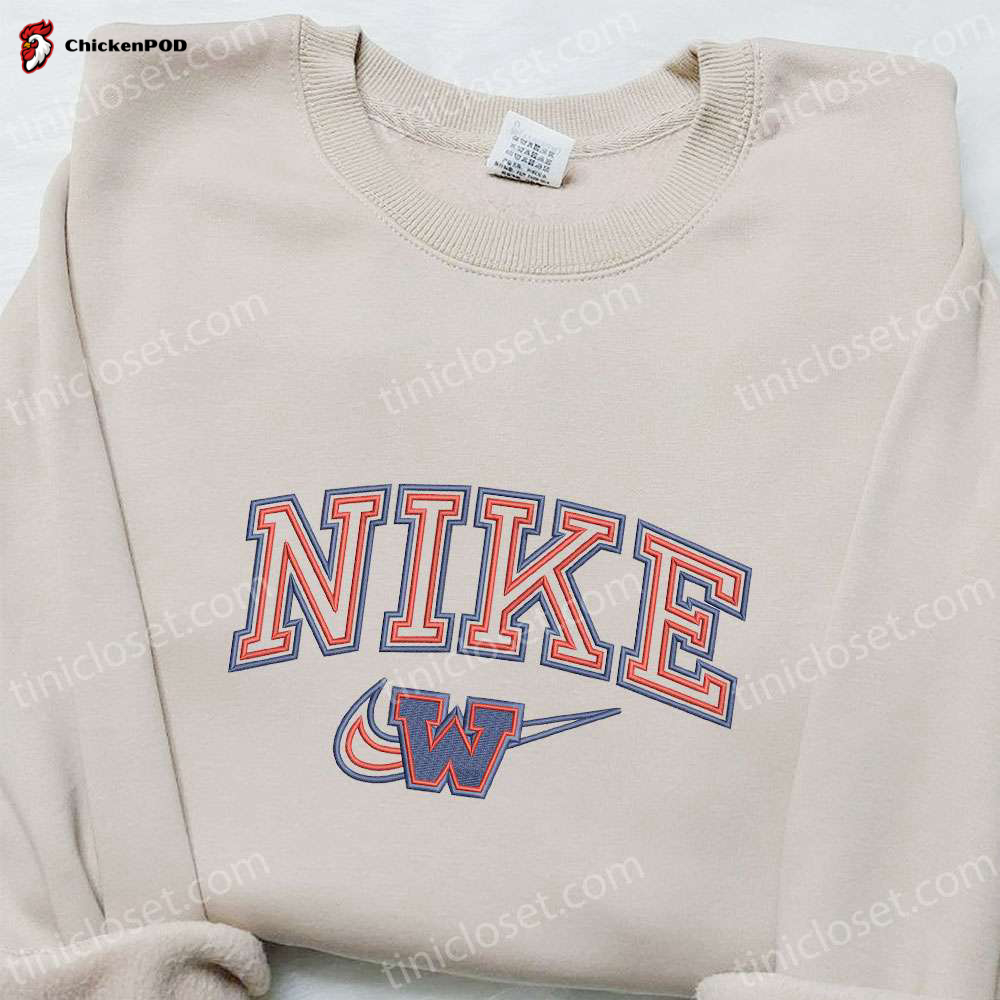 Premium Wisconsin Badgers x Nike Embroidered Sweatshirt: Best Nike Inspired Hoodie for Birthday Gifts