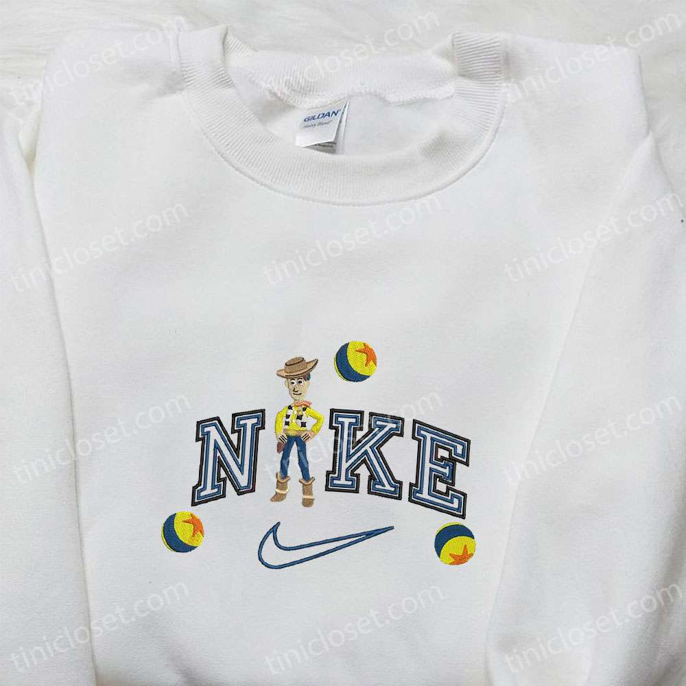 Disney Woody x Nike Embroidered Sweatshirt & Characters T-shirt: Best Family Gift Ideas