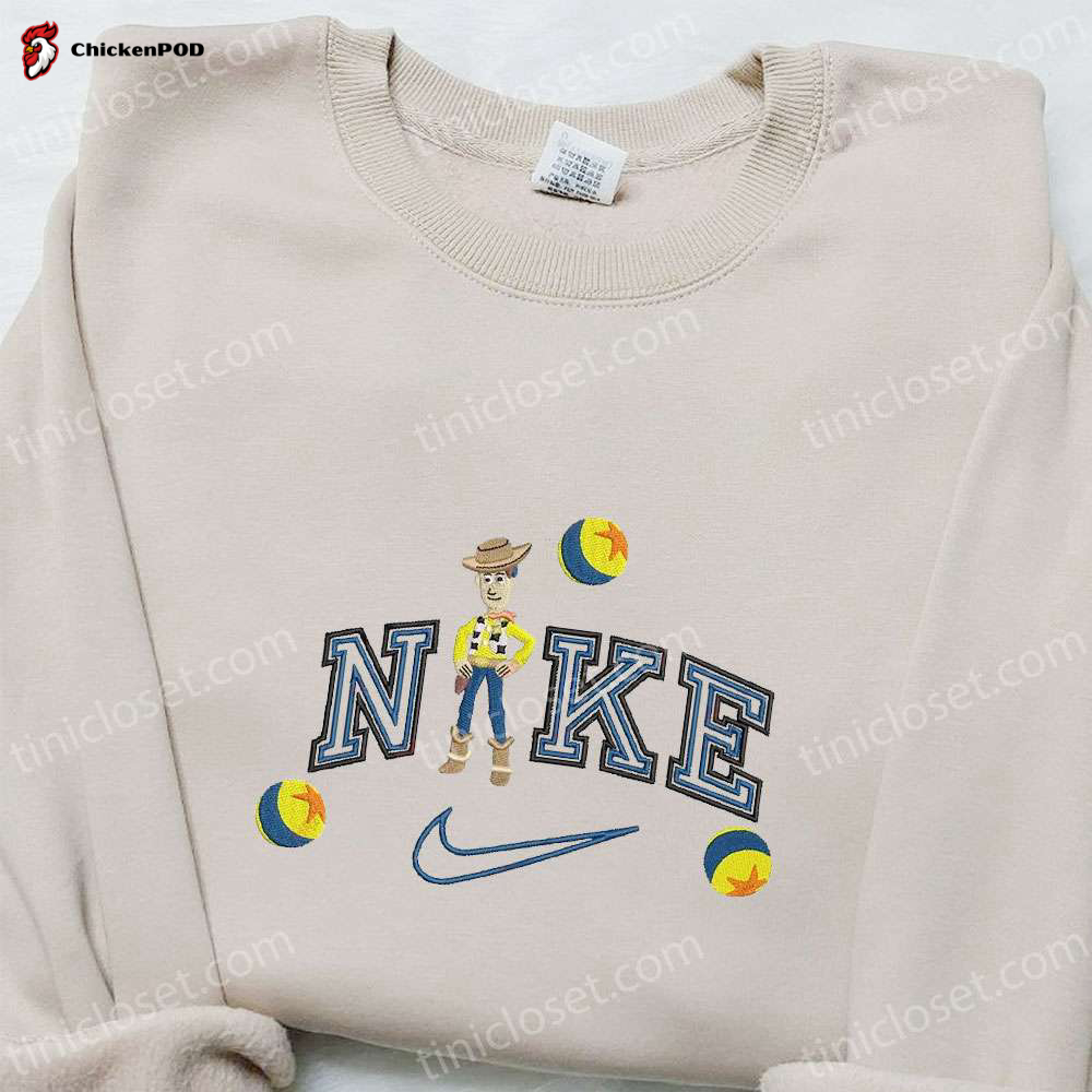 Disney Woody x Nike Embroidered Sweatshirt & Characters T-shirt: Best Family Gift Ideas