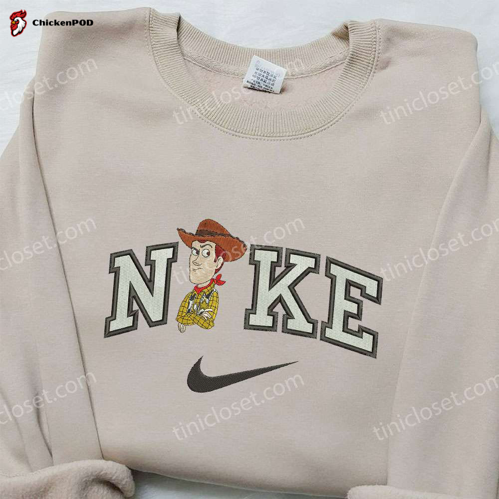 Exclusive Woody x Nike Embroidered Hoodie & Toy Story Shirt – Nike Inspired Embroidery