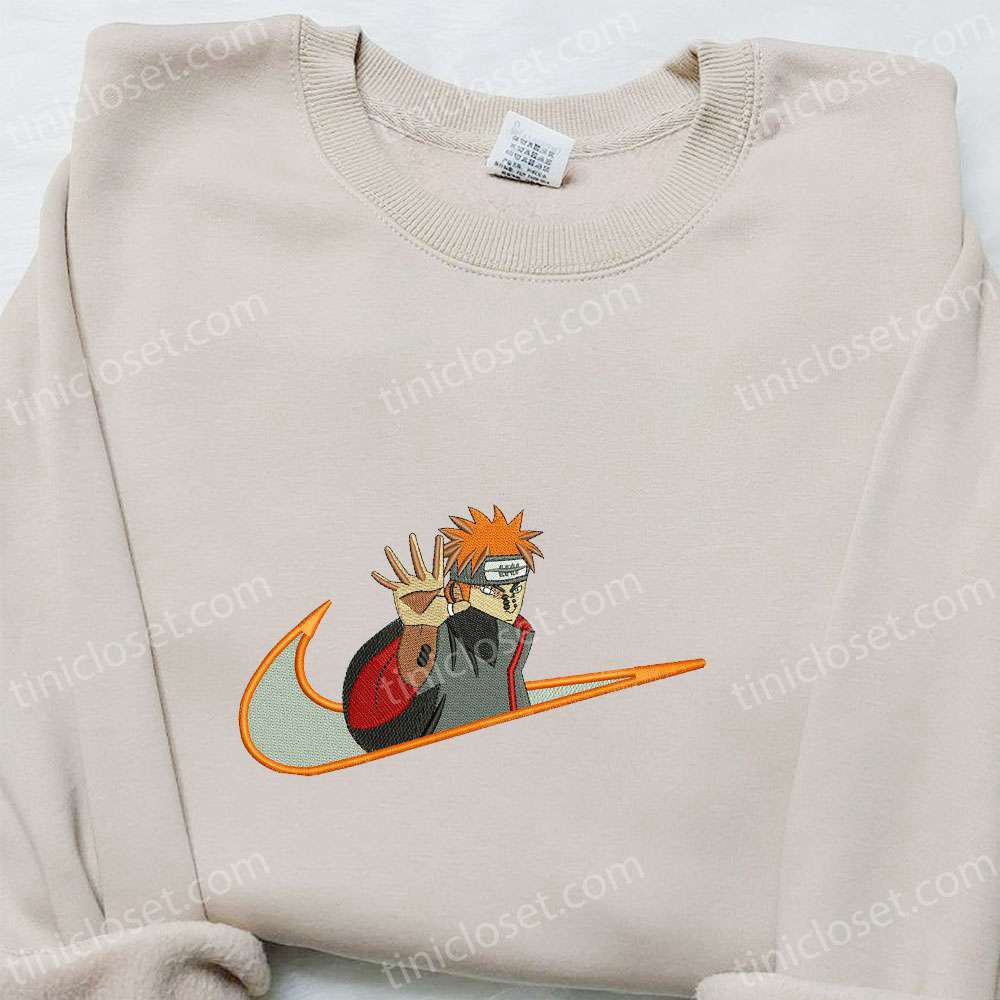 Yahiko Pain Naruto Anime Shirt: Embroidered Design for True Fans