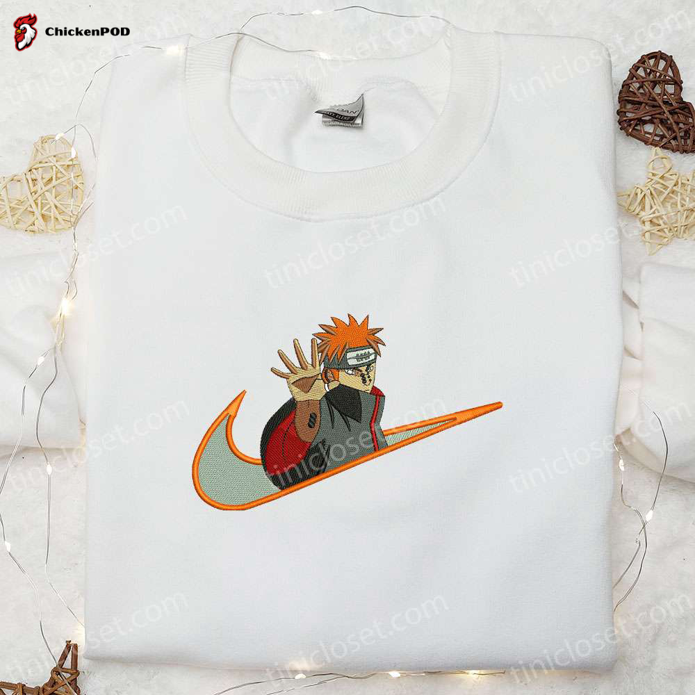 Yahiko Pain Naruto Anime Shirt: Embroidered Design for True Fans