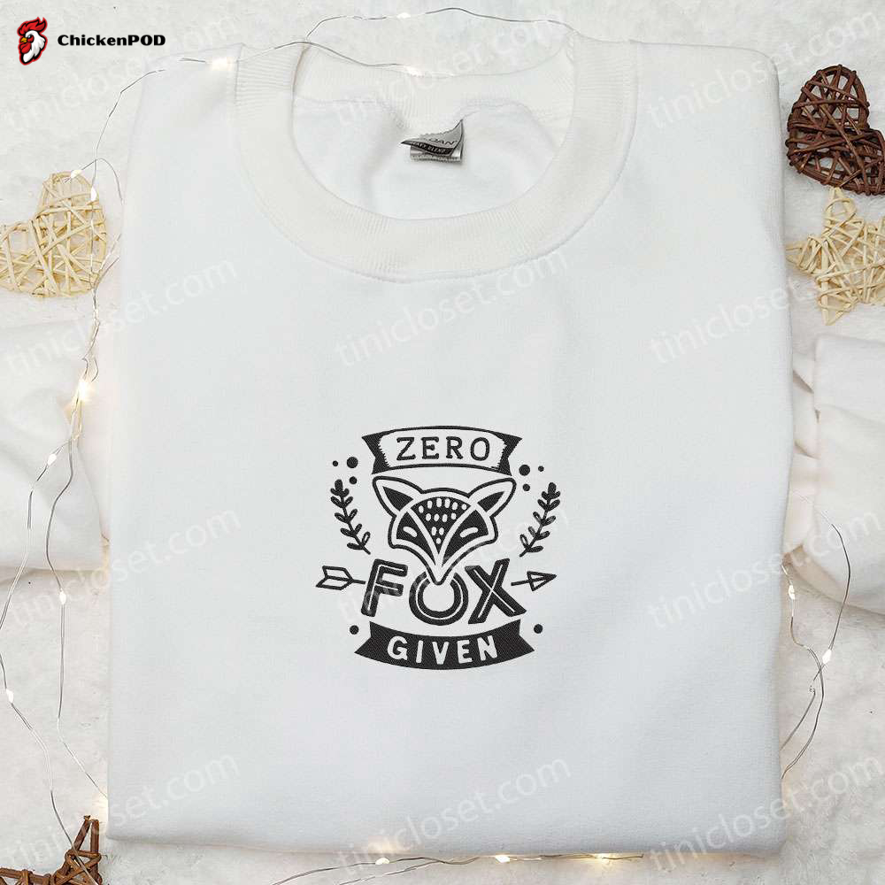 Zero Fox Given & Nightmare Custom Embroidered Sweatshirts – Best Family Gifts