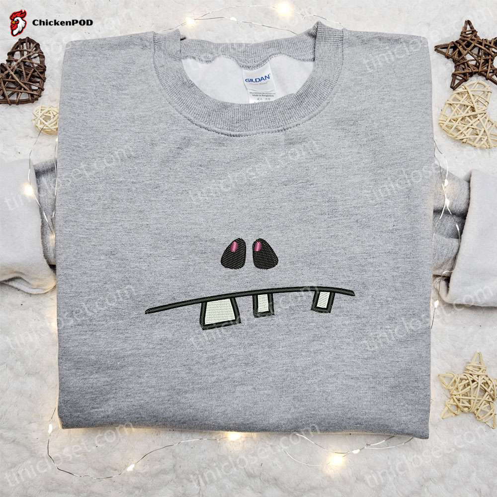 Spooky Zombie Mouth Embroidered Sweatshirt & Halloween Hoodie – Best Gift Ideas!