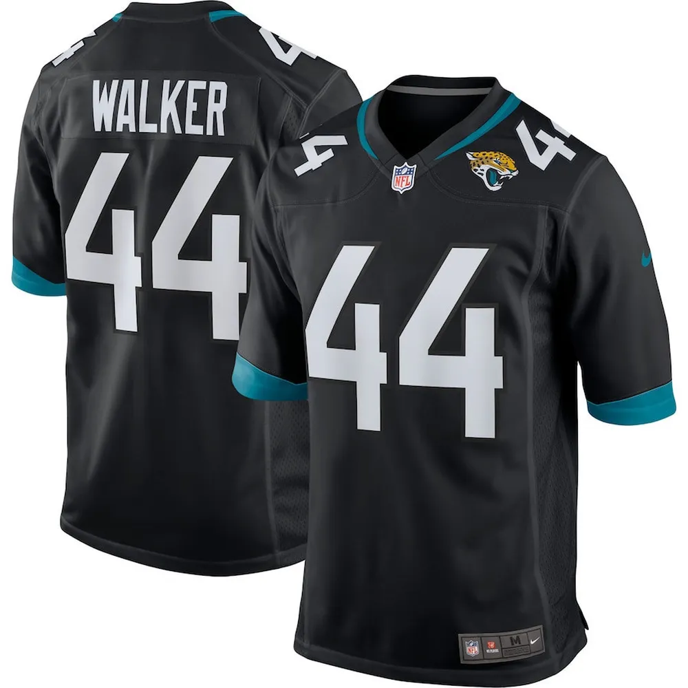 Travon Walker 44 Jacksonville Jaguars Men’s Game Jersey – Black