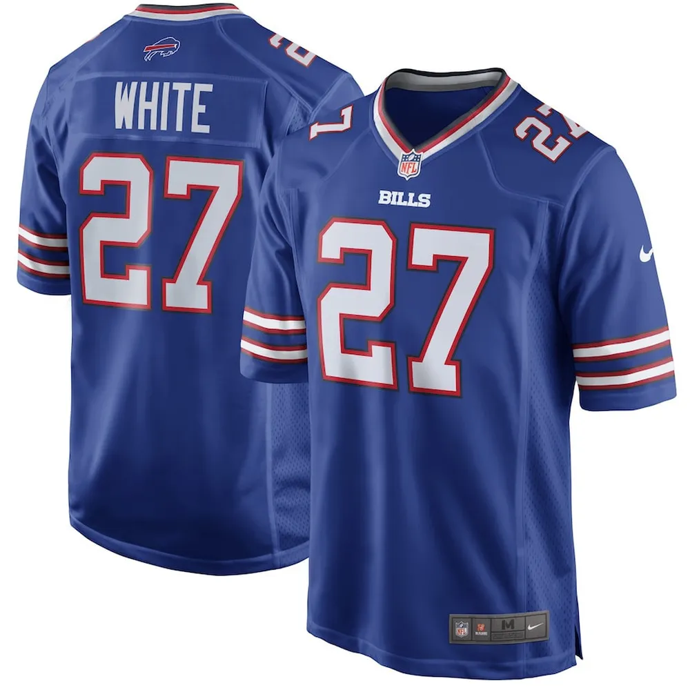 Tre’Davious White 27 Buffalo Bills Game Player Jersey – Royal