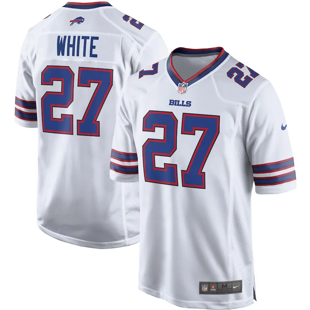 Tre’Davious White 27 Buffalo Bills Game Player Jersey – White