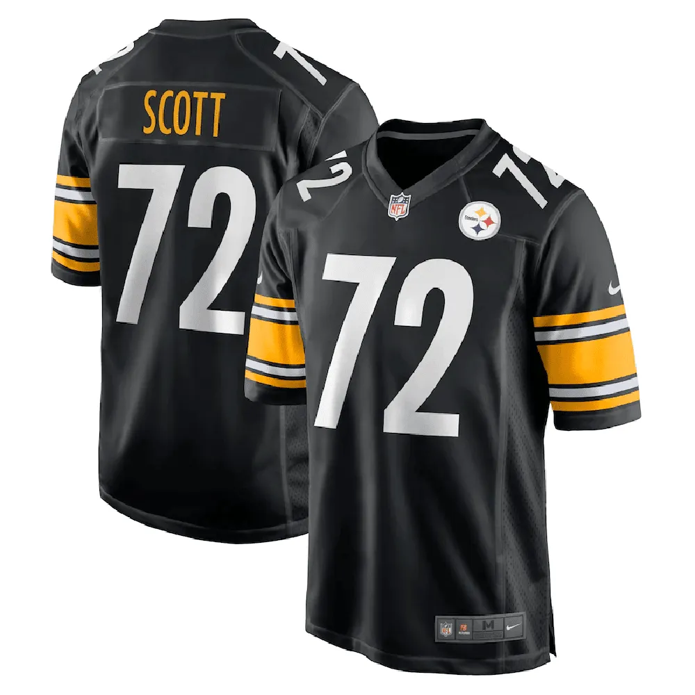 Trent Scott Pittsburgh Steelers Women’s Game Player Jersey – Black