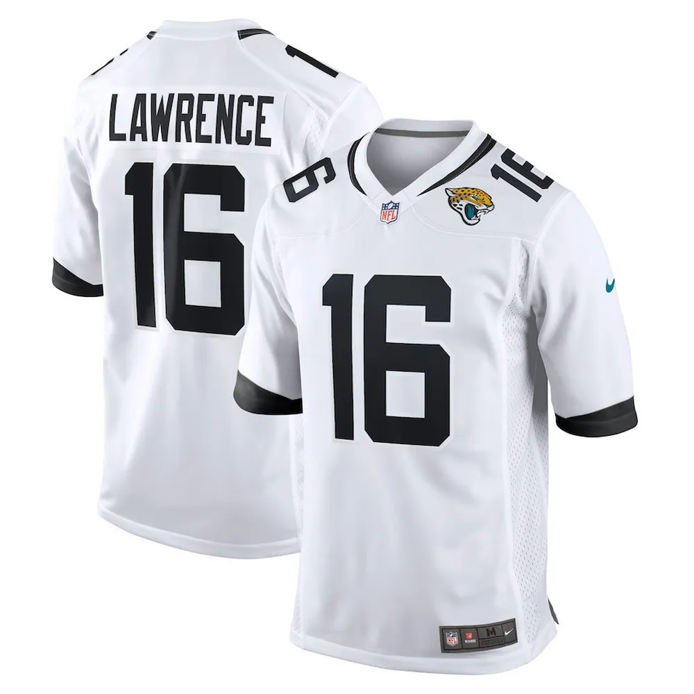 Trevor Lawrence 16 Jacksonville Jaguars Men Atmosphere Fashion Game Jersey – Gray