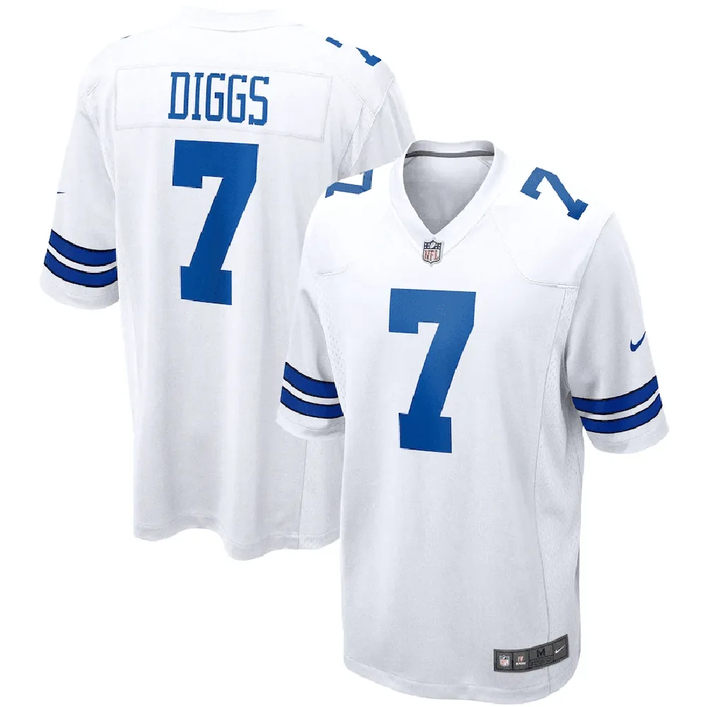 Trevon Diggs 7 Dallas Cowboys Game Jersey – White