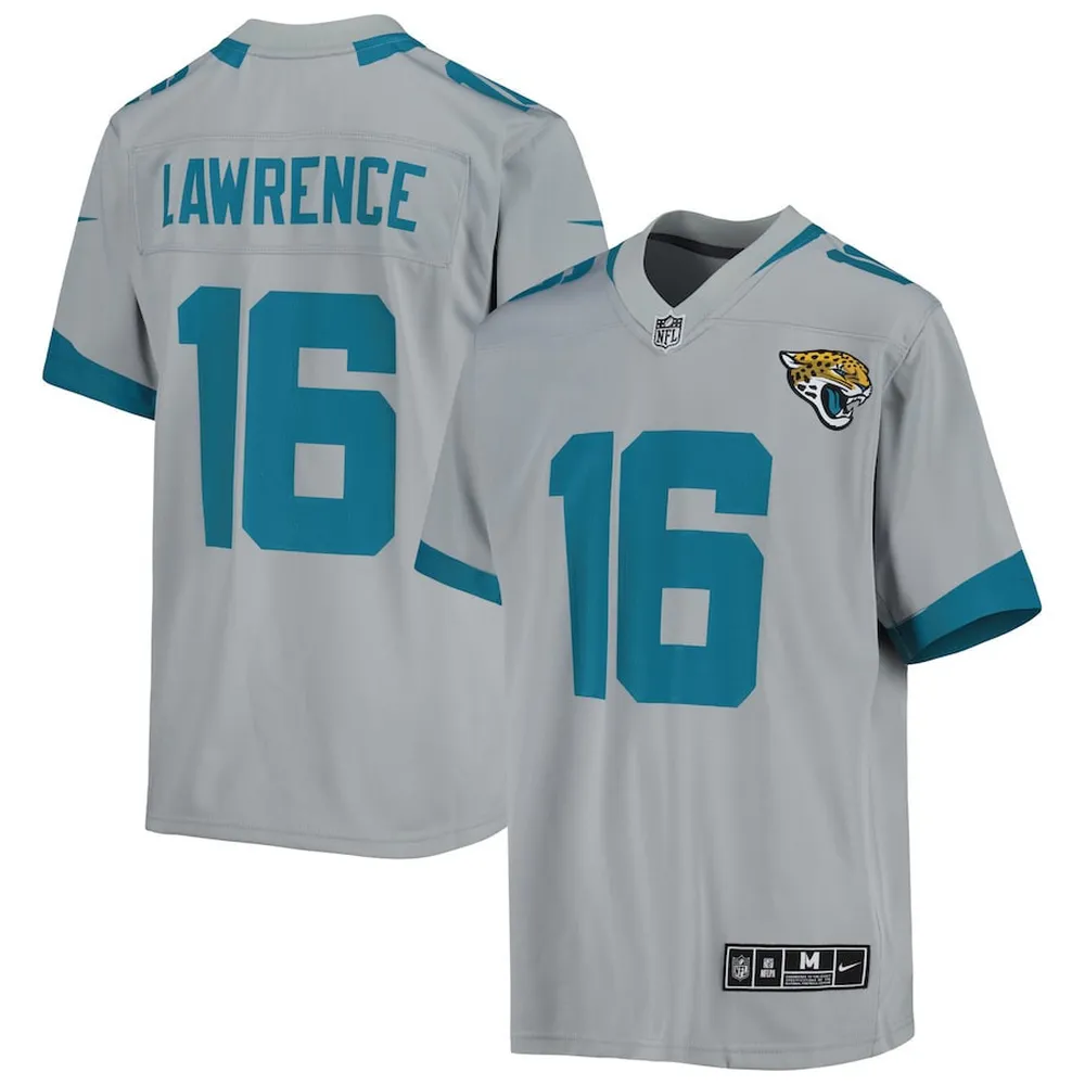 Trevor Lawrence Jacksonville Jaguars Atmosphere Fashion Game Jersey – Gray