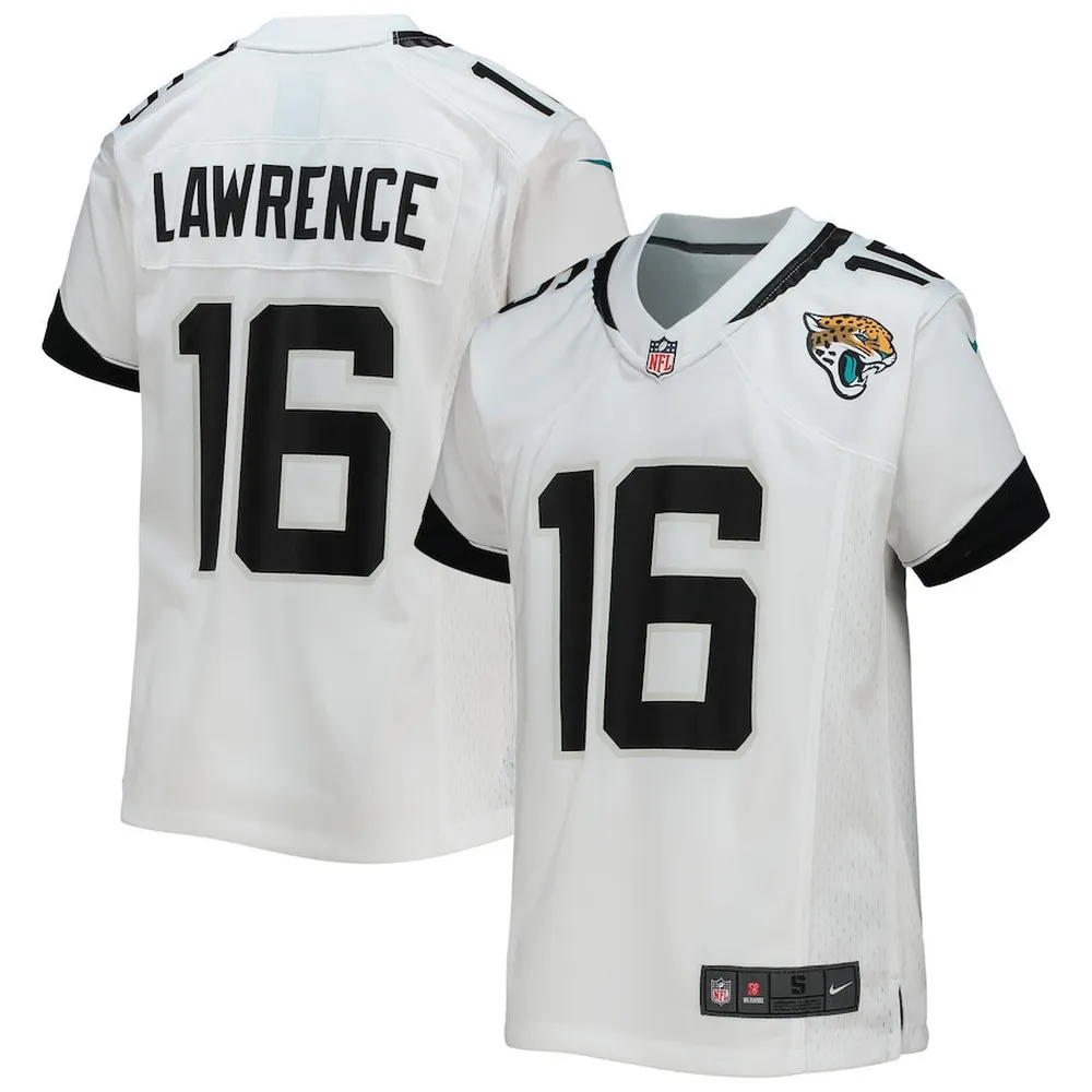 Trevor Lawrence 16 Jacksonville Jaguars Women’s Game Jersey – White