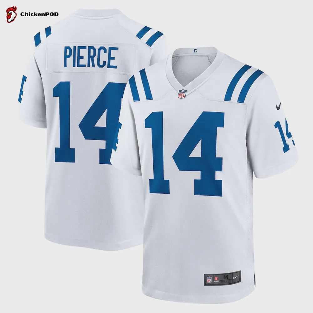 Alec Pierce 14 Indianapolis Colts Women’s Away Game Player Jersey – White