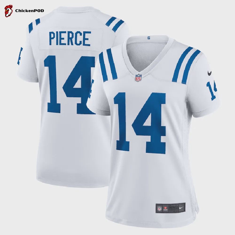 Alec Pierce 14 Indianapolis Colts Away Game Player Jersey – White