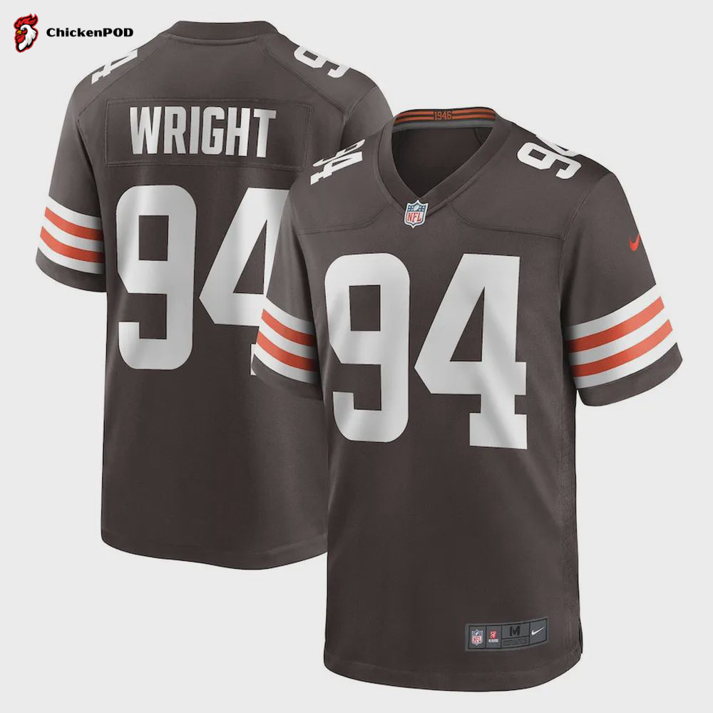 Alex Wright Cleveland Browns Women’s Game Player Jersey – Brown