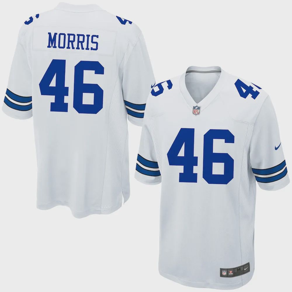 Alfred Morris 46 Dallas Cowboys Game Jersey – White