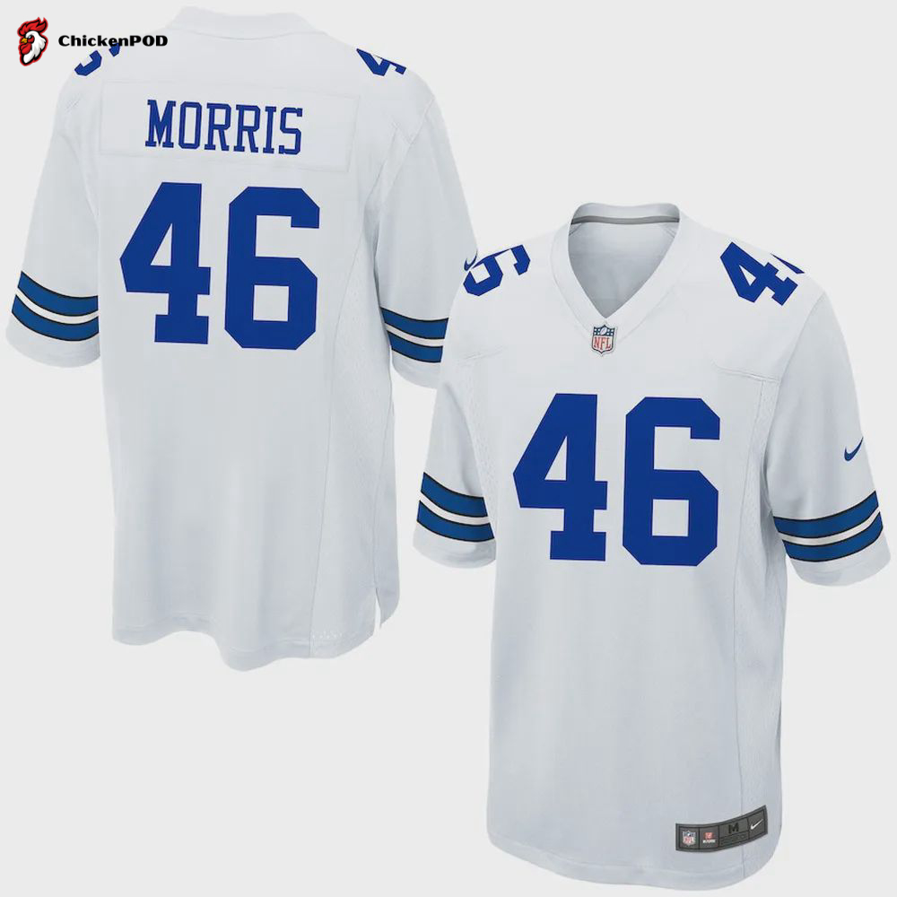 Alfred Morris 46 Dallas Cowboys Game Jersey – White