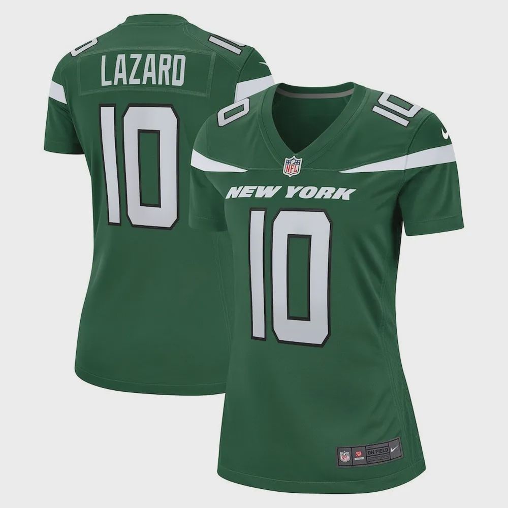 Allen Lazard New York Jets Women’s Player Game Jersey – Gotham Green