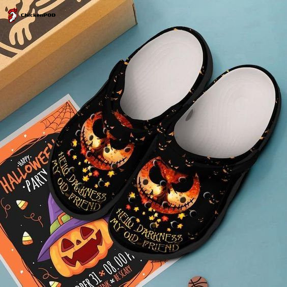 Horror Skull Zombie’s Hand Pattern Halloween 31St October Gift For Son Crocs-Slippers Clog Shoes