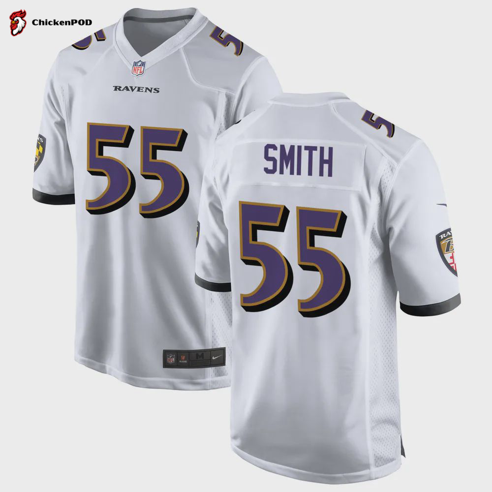 Baltimore Ravens Za’Darius Smith 55 Game Jersey – Purple Jersey