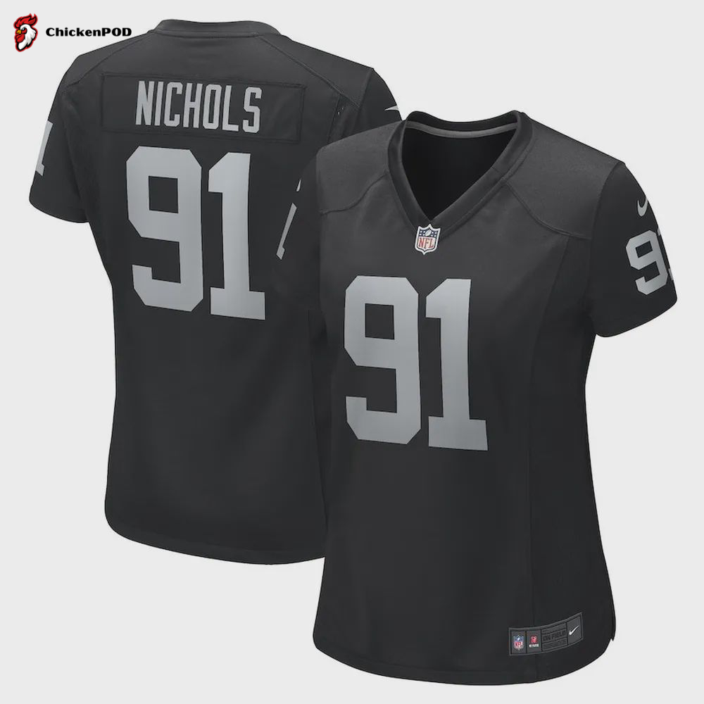 Bilal Nichols Las Vegas Raiders Women’s Game Player Jersey – Black