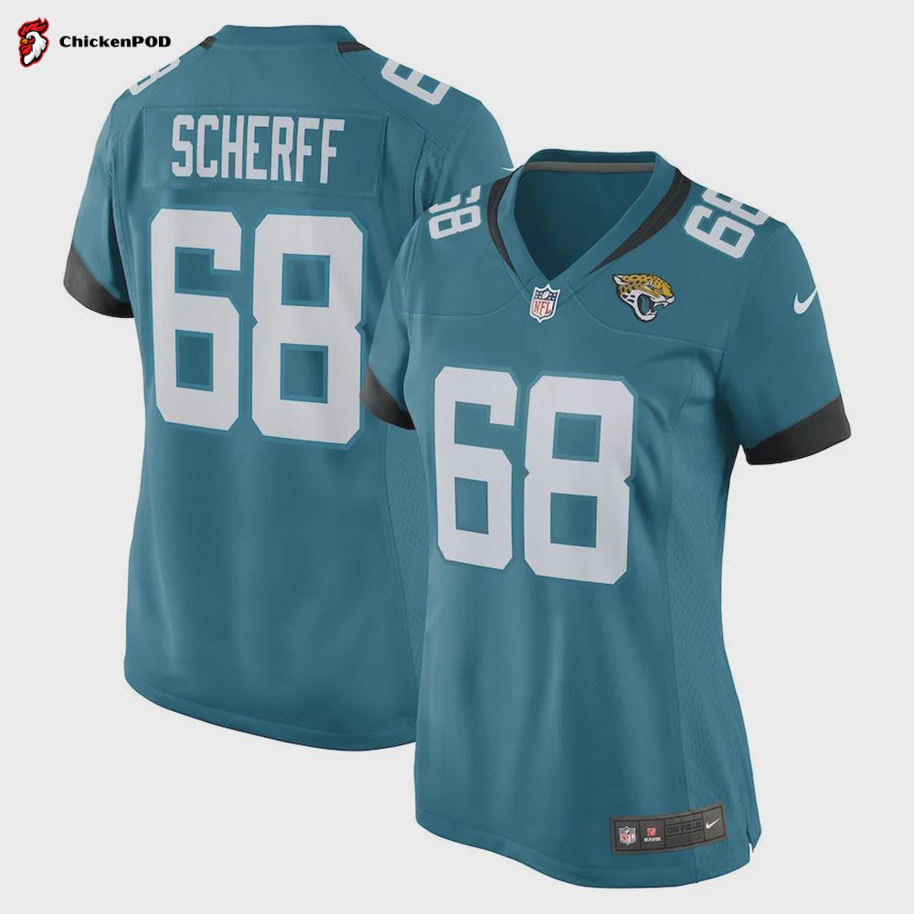 Brandon Scherff Jacksonville Jaguars Game Player Jersey – Teal