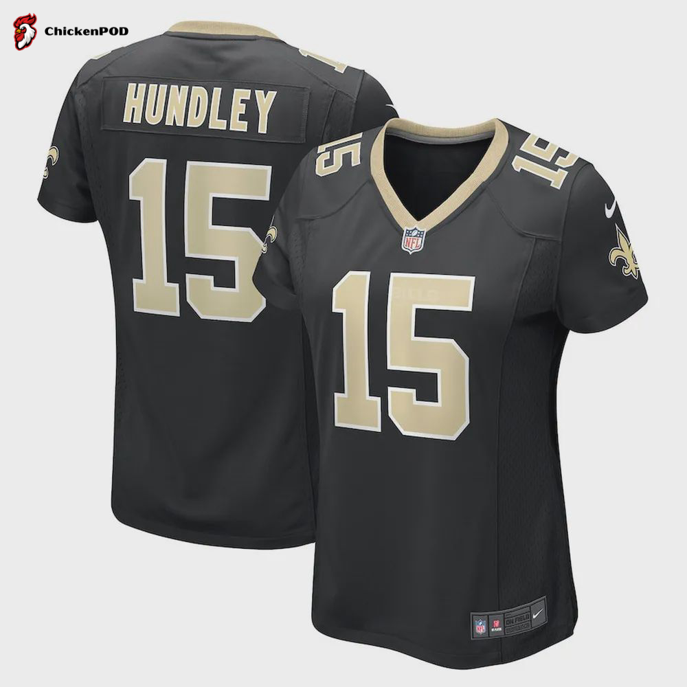 Brett Hundley New Orleans Saints Women’s Game Player Jersey – Black