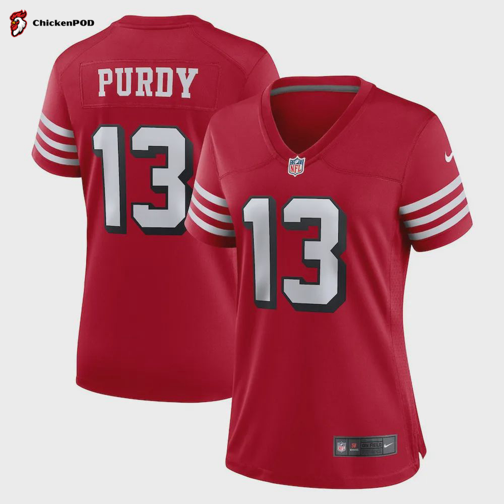 Brock Purdy 13 San Francisco 49ers Player Jersey – Scarlet