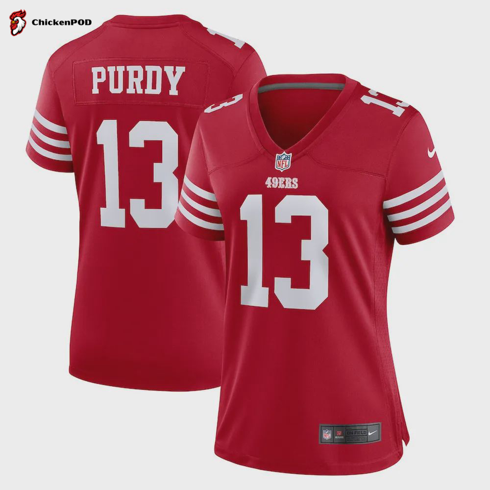 Brock Purdy San Francisco 49ers Women’s Game Player Jersey – Scarlet