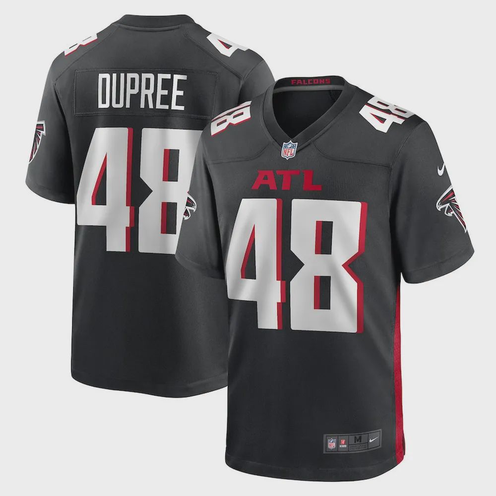 Bud Dupree 48 Atlanta Falcons Men’s Game Jersey – Black