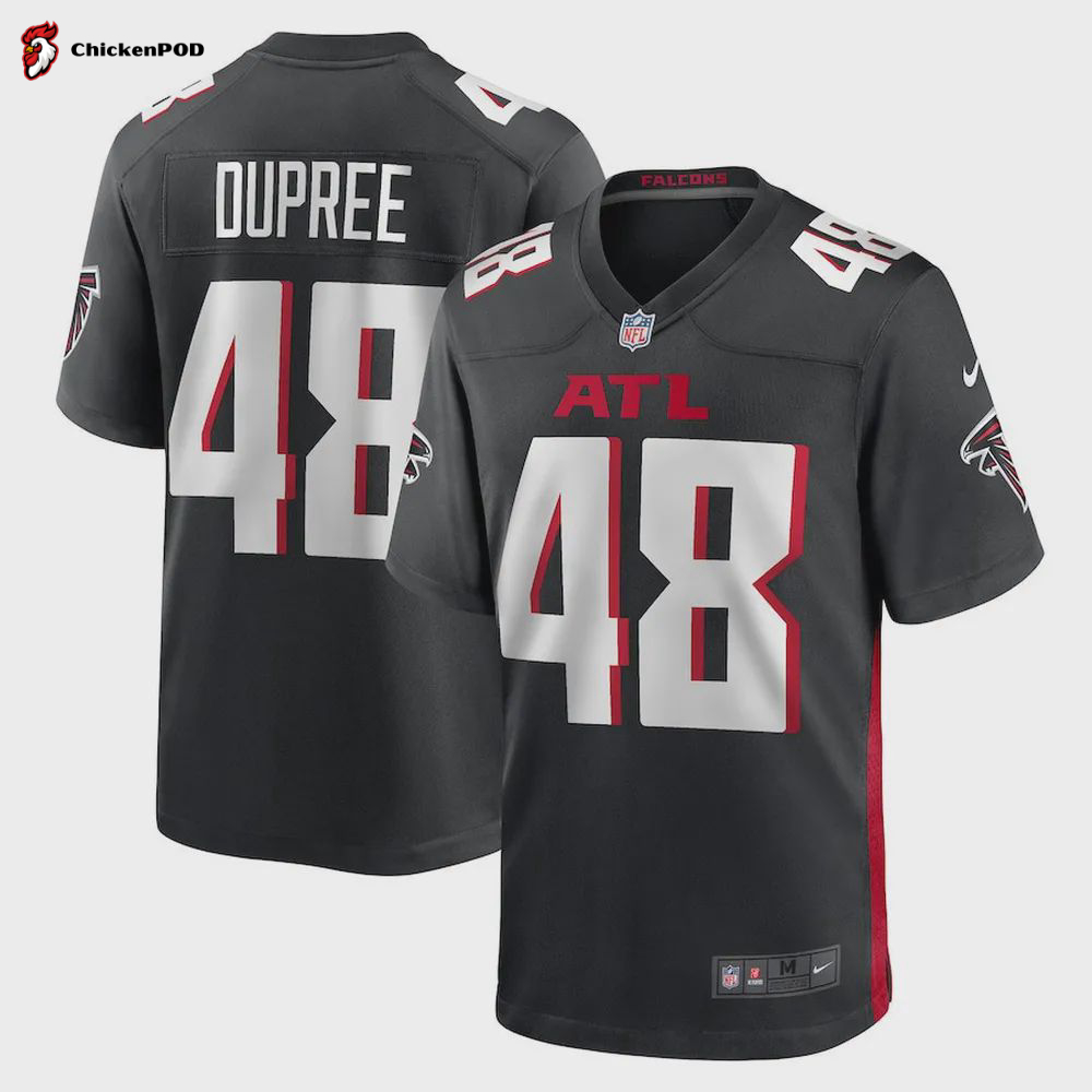 Bud Dupree 48 Atlanta Falcons Men’s Game Jersey – Black