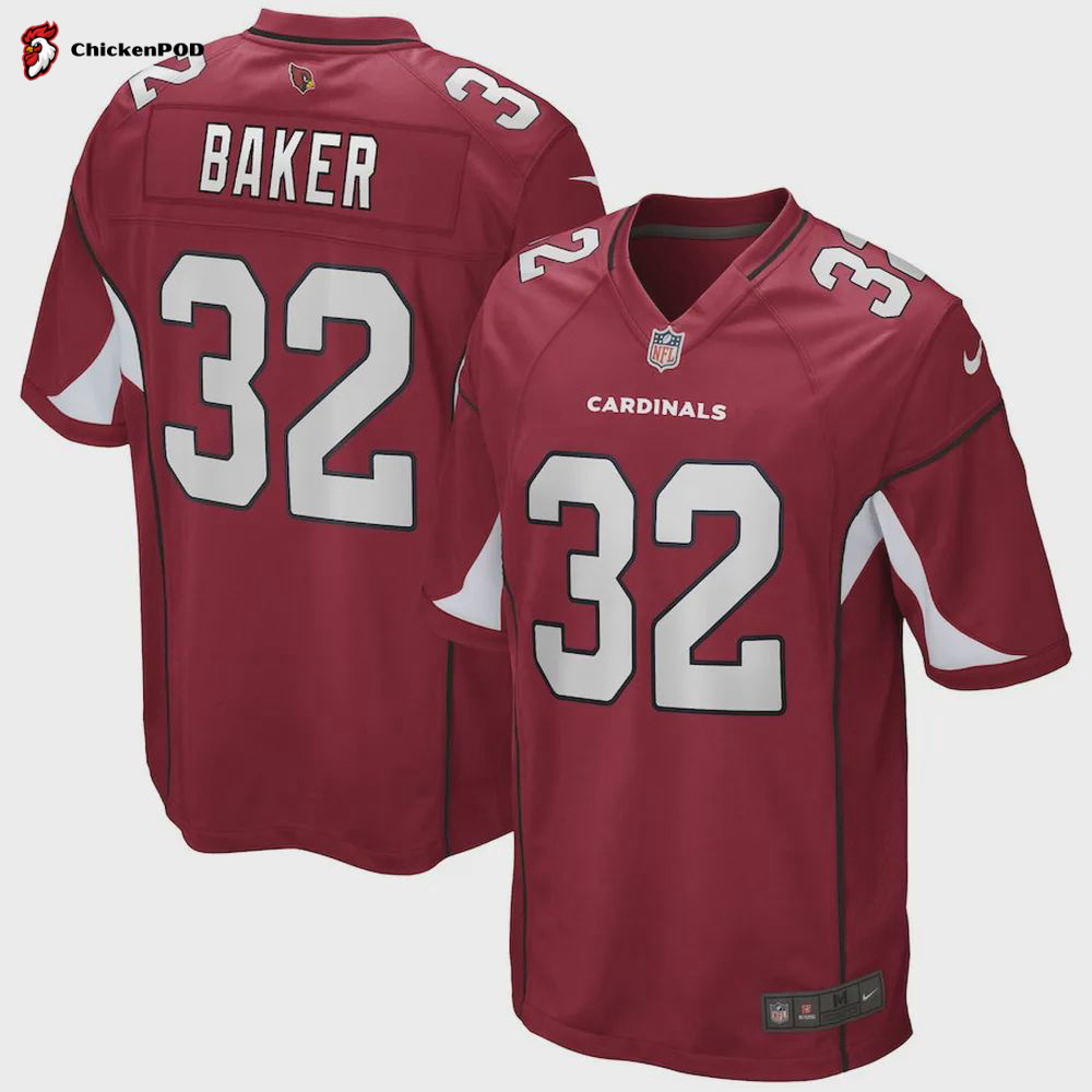 Budda Baker 32 Arizona Cardinals Men Game Jersey – Cardinal