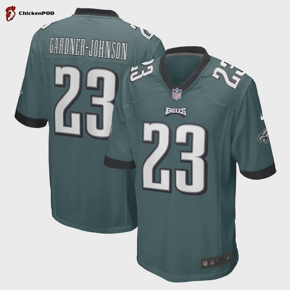 C. Gardner-Johnson 23 Philadelphia Eagles Women’s Game Player Jersey – Midnight Green