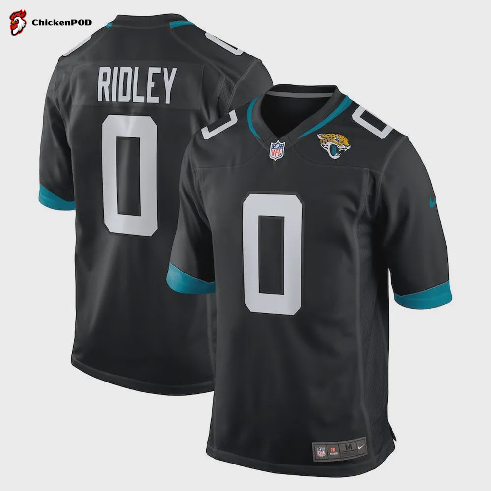 Calvin Ridley 0 Jacksonville Jaguars Men’s Game Jersey – Black