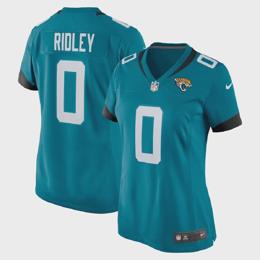 Calvin Ridley 0 Jacksonville Jaguars Women Game Jersey – Teal