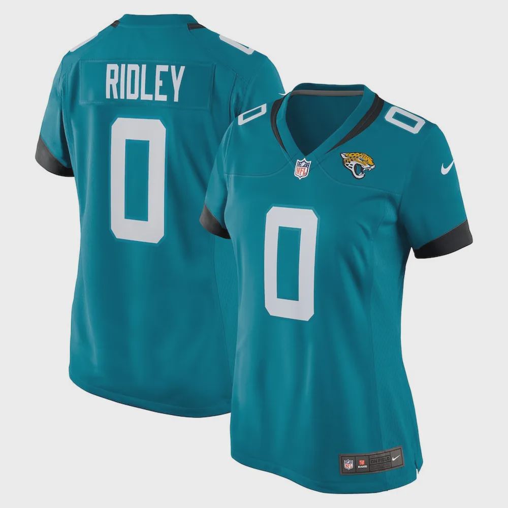 Calvin Ridley 0 Jacksonville Jaguars Women’s Game Jersey – Teal