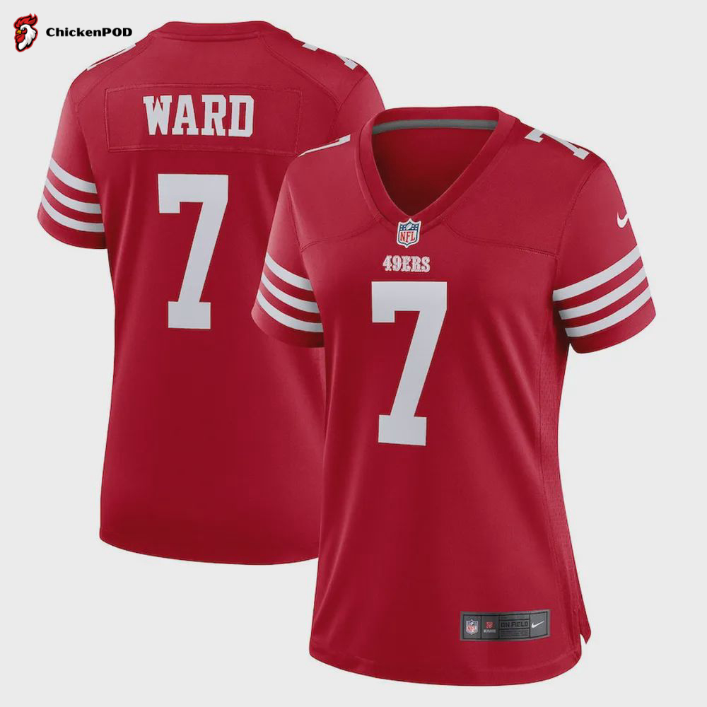 Charvarius Ward San Francisco 49ers Women’s Game Player Jersey – Scarlet