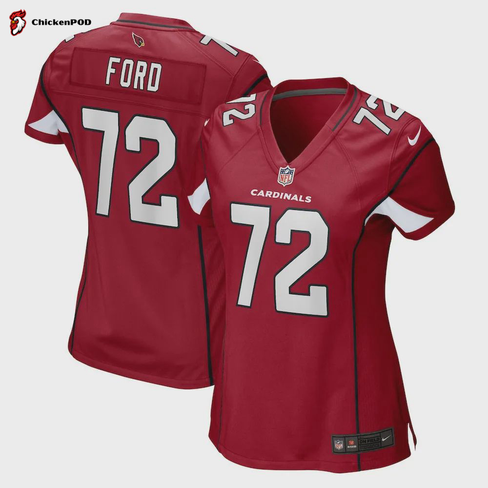 Cody Ford Arizona Cardinals Women’s Game Player Jersey – Cardinal