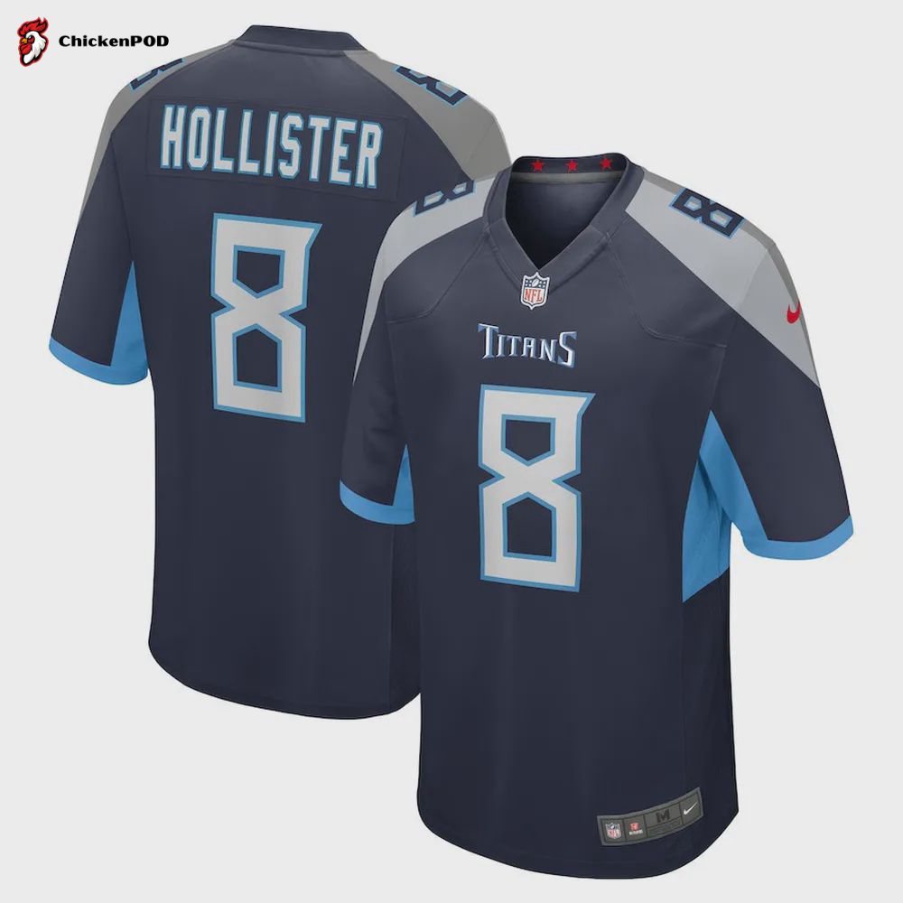 Cody Hollister Tennessee Titans Women’s Game Player Jersey – Navy