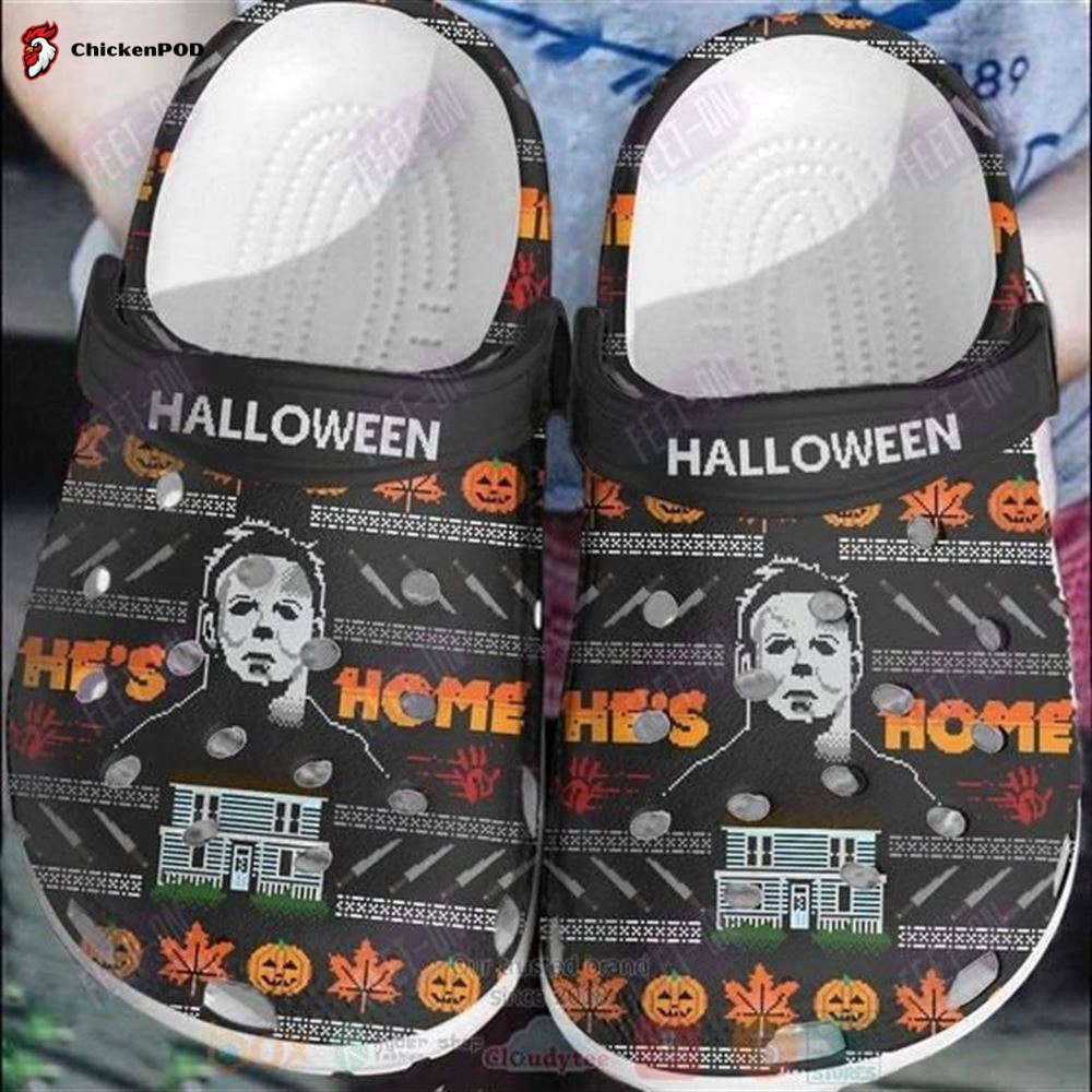 Halloween Crocs-Slippers – Personalized TB Buccaneers Horror Movie Clog Shoes