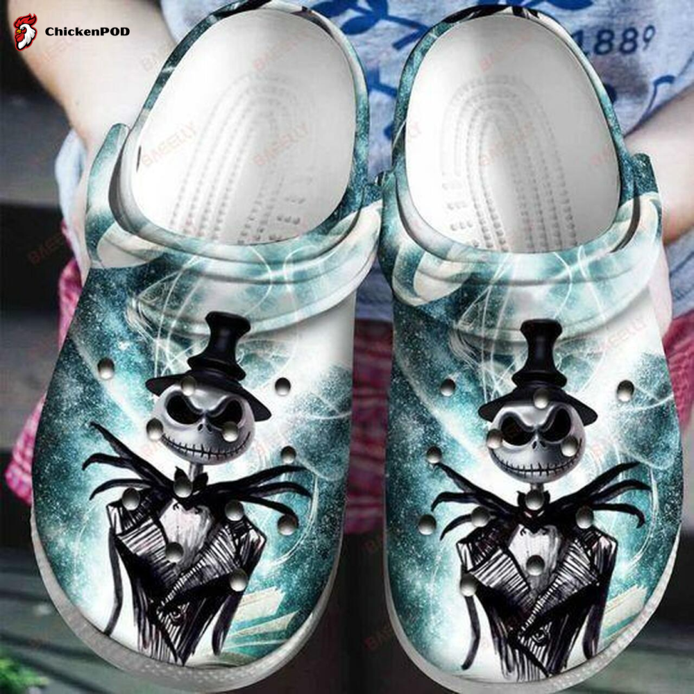 Hello Darkness My Old Friend Jack Skellington The Nightmare Before Christmas Movie Crocs-Slippers Classic Clog Shoes