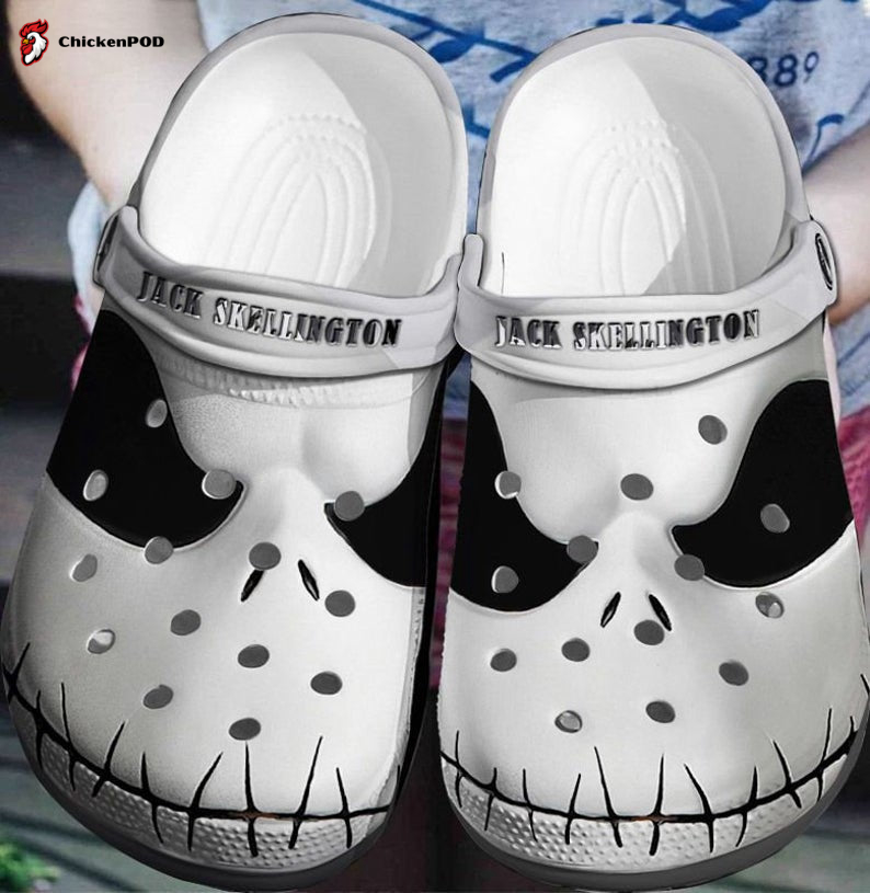 Croc Shoes – Clog Shoes Jack Skellington Sally Disney Cartoon Adults Couple