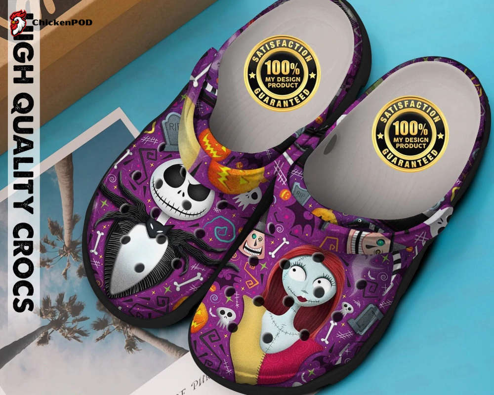 Croc Shoes – Clog Shoes Jack Skellington Nightmare Disney Adults