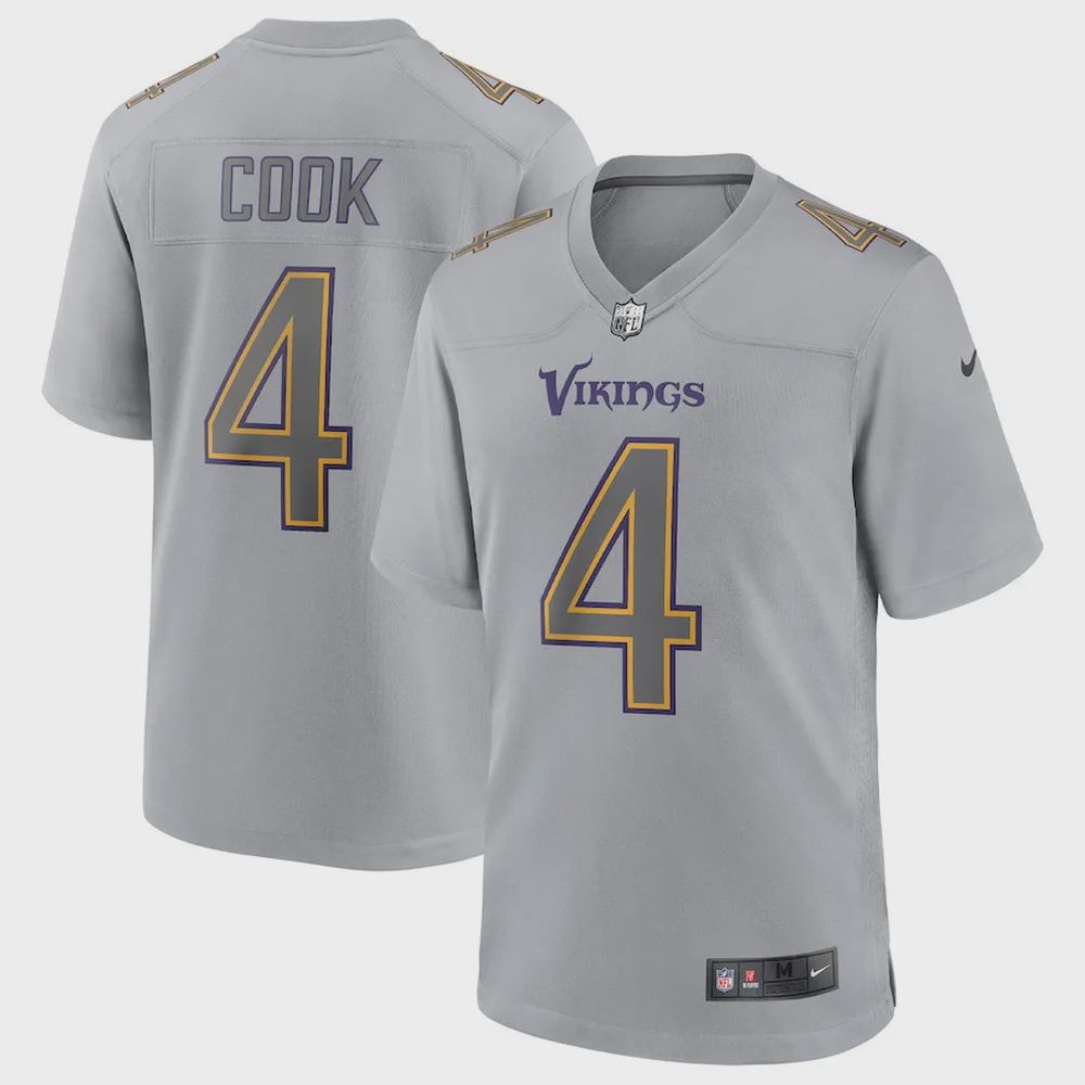 Dalvin Cook Minnesota Vikings Atmosphere Fashion Game Jersey – Gray