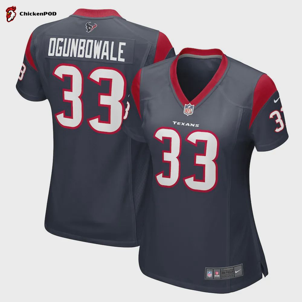 Dare Ogunbowale Houston Texans Women’s Game Player Jersey – Navy