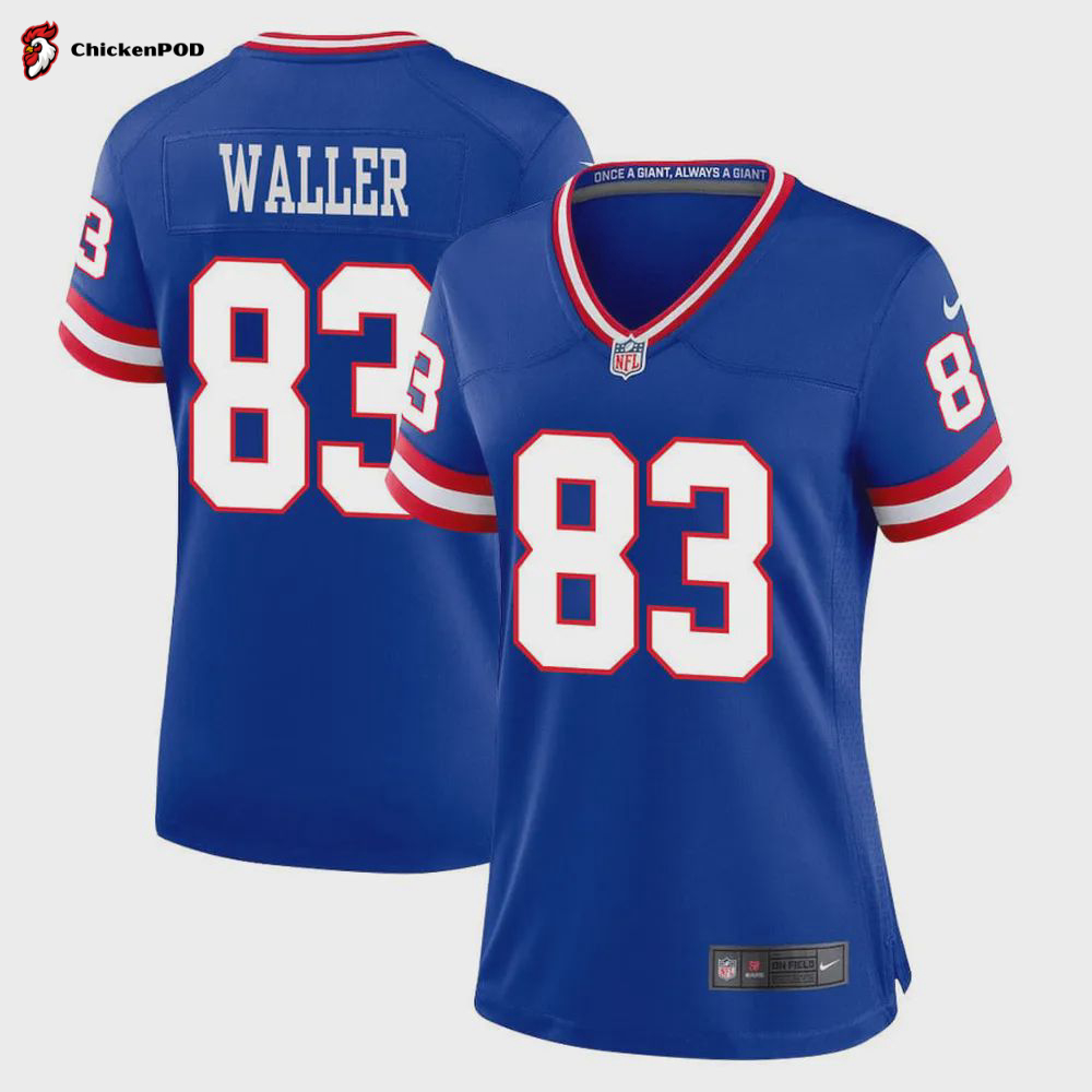 Darren Waller 83 New York Giants Alternate Women Game Jersey – Royal