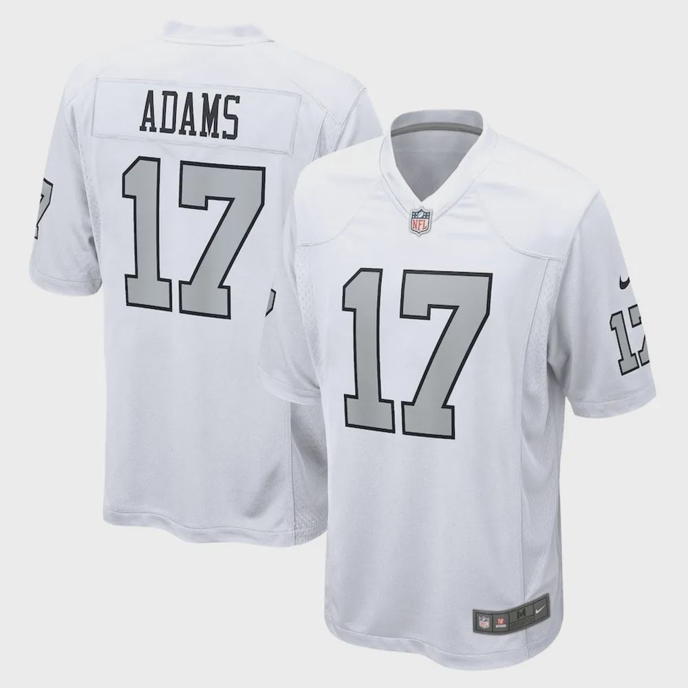 Davante Adams 17 Las Vegas Raiders Alternate Game Jersey – White