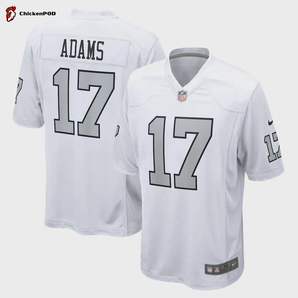 Davante Adams 17 Las Vegas Raiders Alternate Game Jersey – White