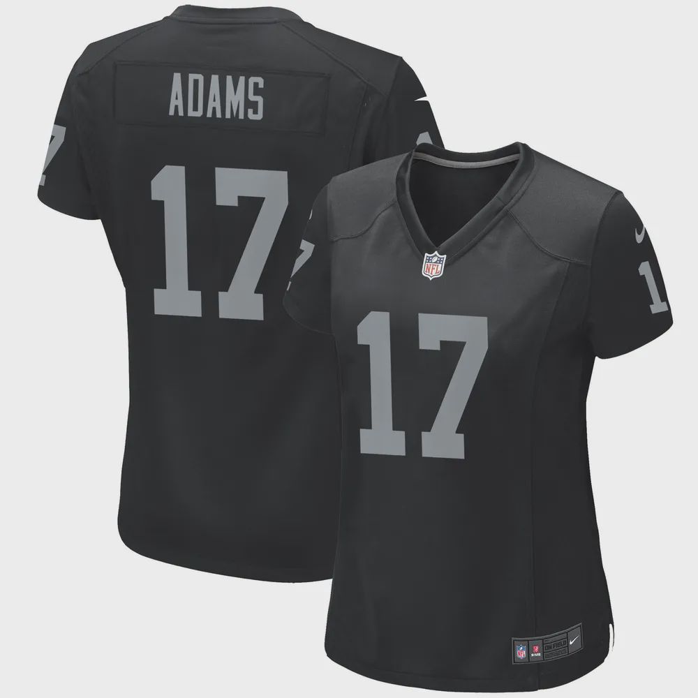 Davante Adams 17 Las Vegas Raiders Women’s Game Jersey – Black Jersey