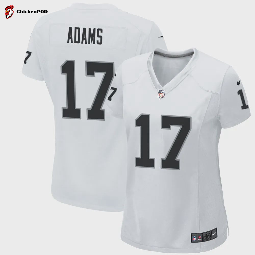 Davante Adams 17 Las Vegas Raiders Drive to Victory Game Jersey – Men, White